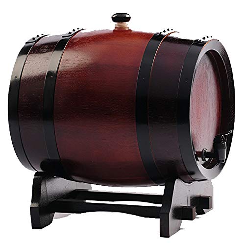 GFFTYX Barril de Vino - 3-30L Multi-Liner Capacidad de Libre Roble fermentación en barrica Puede almacenar vinos, licores y Whisky (Color : B, Size : 5L)
