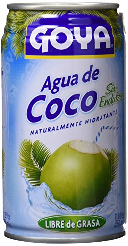 Goya Agua de Coco Sin Azúcar - Paquete de 24 unidades