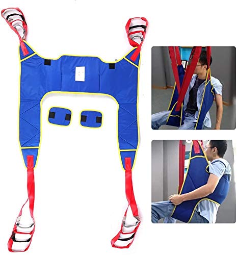 Grúa de paciente portátil Equipo Paciente Caminar honda de la banda de transferencia con altura ajustable for ancianos, honda Punto Superior de cuerpo completo levantador Cuatro con acolchado de tampó Grúa de paciente portátil Equipo Paciente Caminar honda de la banda de transferencia con altura ajustable for ancianos, honda Punto Superior de cuerpo completo levantador Cuatro con acolchado de tampó