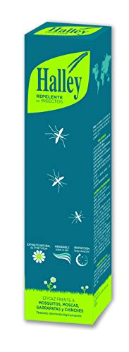 HALLEY Repelente Mosquitos Spray Eficaz Repelente Todo Tipo de Insectos Protección de Larga Duración con Extracto Natural de Pyrethrum | 250ml HALLEY Repelente Mosquitos Spray Eficaz Repelente Todo Tipo de Insectos Protección de Larga Duración con Extracto Natural de Pyrethrum | 250ml