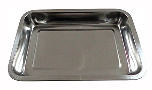 Happy Friends - Bandeja para Servir Rectangular Honda - Acero Inoxidable - 32*22*4,8 cm Happy Friends - Bandeja para Servir Rectangular Honda - Acero Inoxidable - 32*22*4,8 cm