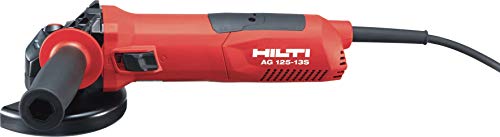 Hilti 2118938 Amoladora angular con escobillas de alta duración para tareas de corte y amolado con discos, 1300 W, 230 V, Negro Rojo