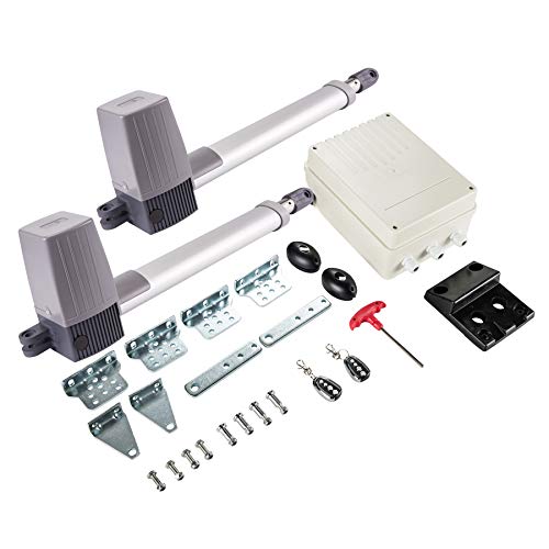 HIRAM Motor para Puerta Corredera 80W Abridor Automático Puerta Garaje Max 300kg Motor Eléctrico Abrepuertas con 2 Mandos a Distancia de 30M HIRAM Motor para Puerta Corredera 80W Abridor Automático Puerta Garaje Max 300kg Motor Eléctrico Abrepuertas con 2 Mandos a Distancia de 30M