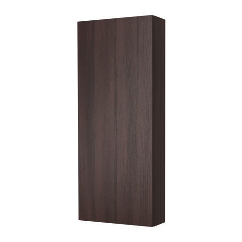 IKEA GODMORGON - Armario de pared con una puerta (40 x 14 x 96 cm), color marrón y negro