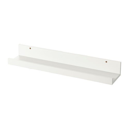 Ikea mosslanda de Barra en Color Blanco; (55 cm)