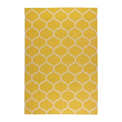 IKEA Stockholm alfombra de colour amarillo; Diseño de red; Plano de Tejido; Hecho a mano; (170 x 240 cm) IKEA Stockholm alfombra de colour amarillo; Diseño de red; Plano de Tejido; Hecho a mano; (170 x 240 cm)