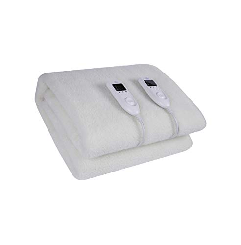 Imperial Confort - Calienta camas eléctrico de 5 temperaturas - Ajustable al colchón, tamaño doble