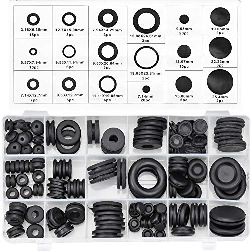 Inntek 125pcs Juntas Tóricas, Anillo de Sellado de Goma, Arandela de Goma, Arandela de Sellado, Juntas Arandelas de Goma, Goma O-ring 18 Tamaños con Caja de Almacenaje Inntek 125pcs Juntas Tóricas, Anillo de Sellado de Goma, Arandela de Goma, Arandela de Sellado, Juntas Arandelas de Goma, Goma O-ring 18 Tamaños con Caja de Almacenaje