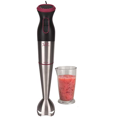 Jata BT189 Batidora de Varilla Regulador Electrónico de Velocidad con Pie Desmontable de Acero Inoxidable Doble Cuchilla Vaso Medidor Incluido 700 W Jata BT189 Batidora de Varilla Regulador Electrónico de Velocidad con Pie Desmontable de Acero Inoxidable Doble Cuchilla Vaso Medidor Incluido 700 W
