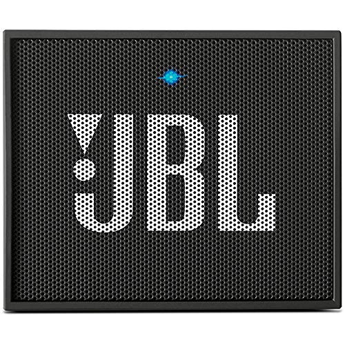 JBL Go - Altavoz portátil para Smartphones, Tablets y Dispositivos MP3(3 W, Bluetooth, Recargable, AUX, 5 Horas), Color Negro