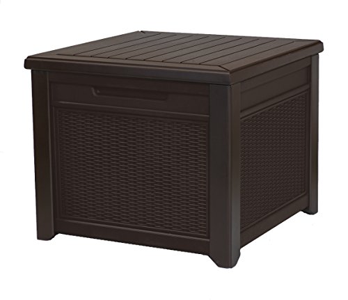 Keter Arcón Exterior Cube Rattan, 208L, Marrón Keter Arcón Exterior Cube Rattan, 208L, Marrón