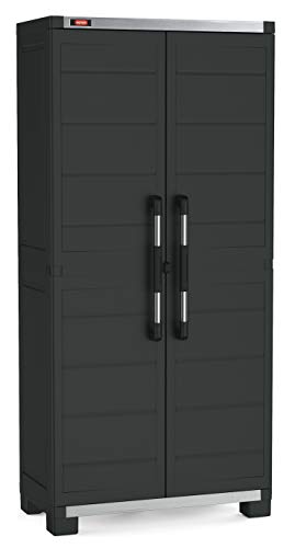 Keter Garage Armario 3 baldas, Negro, XL Alto Keter Garage Armario 3 baldas, Negro, XL Alto