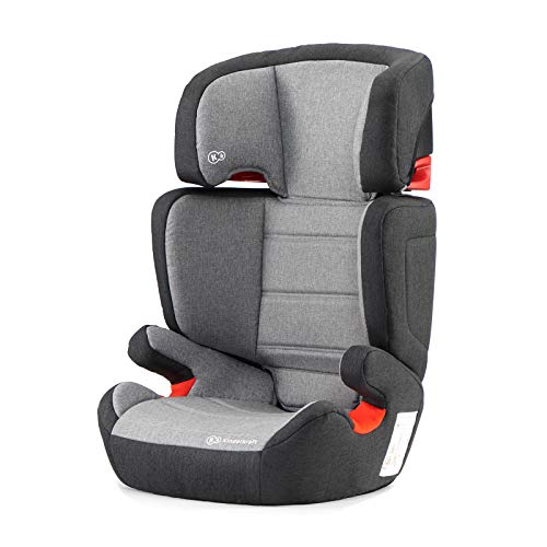 Kinderkraft Silla Coche Isofix JUNIOR FIX, Grupo 2/3, de 15 a 36 kg, Gris Kinderkraft Silla Coche Isofix JUNIOR FIX, Grupo 2/3, de 15 a 36 kg, Gris