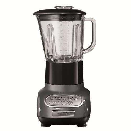 KitchenAid 5KSB5553EMS - Batidora de vaso, con capacidad del tazón de 0.75 l, 550 W, 220-240 V, color plata