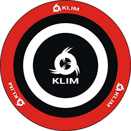 KLIM Chair Mat - Alfombra de Tela para sillas con Ruedas + Protector de Suelo para Silla de Oficina + Decora tu Oficina, salón, Dormitorio, etc. + 120 cm + Nueva 2021 (Roja y Blanca) KLIM Chair Mat - Alfombra de Tela para sillas con Ruedas + Protector de Suelo para Silla de Oficina + Decora tu Oficina, salón, Dormitorio, etc. + 120 cm + Nueva 2021 (Roja y Blanca)