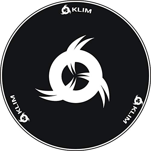 KLIM Chair Mat - Alfombra de Tela para sillas con Ruedas + Protector de Suelo para Silla de Oficina + Decora tu Oficina, salón, Dormitorio, etc. + 120 cm + Nueva 2021 (Logo Blanco) KLIM Chair Mat - Alfombra de Tela para sillas con Ruedas + Protector de Suelo para Silla de Oficina + Decora tu Oficina, salón, Dormitorio, etc. + 120 cm + Nueva 2021 (Logo Blanco)