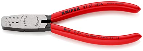 KNIPEX Alicate para crimpar punteras huecas (145 mm) 97 61 145 A