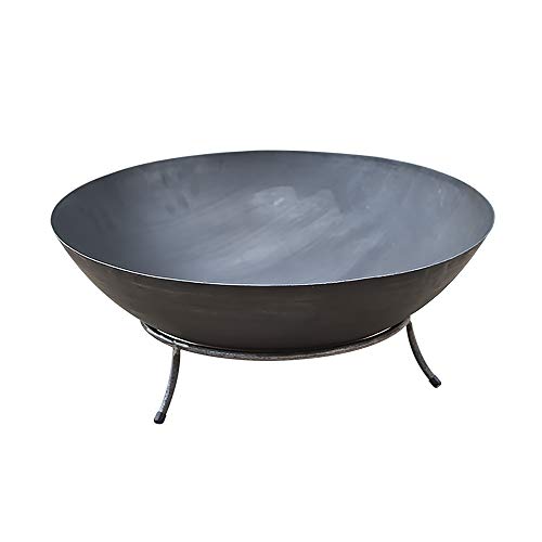 Köhko Cuenco de Fuego Marbela Aprox. 50x50x24 cm de Acero con 3 pies para Barbacoa, Fuego de jardín y Todas Las Noches maravillosas Köhko Cuenco de Fuego Marbela Aprox. 50x50x24 cm de Acero con 3 pies para Barbacoa, Fuego de jardín y Todas Las Noches maravillosas