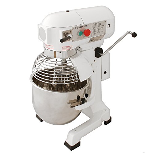 KuKoo Robot Batidora 550W Amasadora Repostería Profesional Robot de Cocina Automática Multifuncional Planetaria Industrial 20 Litros Raspador de acero GRATUITO