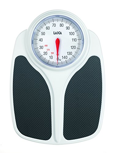 Laica PS2014 Báscula de baño de gran tamaño con plataforma antideslizante y visor de fácil lectura, peso máximo 180 Kg Laica PS2014 Báscula de baño de gran tamaño con plataforma antideslizante y visor de fácil lectura, peso máximo 180 Kg