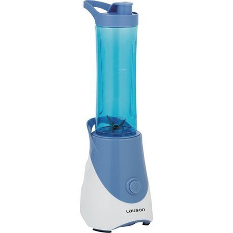 Lauson Batidora Portátil de Vaso extraíble, Mini Mixer para Smoothies, Licuadora de 600ml, 300W, Color Azul