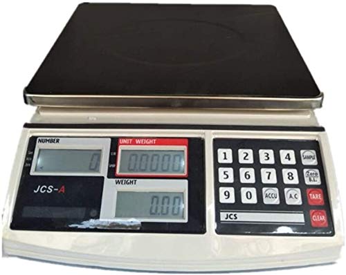 LBWARMB Báscula electrónica de cocina multifunción de alta precisión con escala industrial LCD (color: A, tamaño: 30 kg/0,5 g)