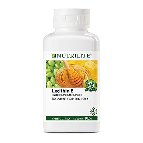Lecitina E de NUTRILITE -110 comprimidos/102 gr. La vitamina E es un antioxidante que ayuda a defender el organismo de la formación de radicales libres
