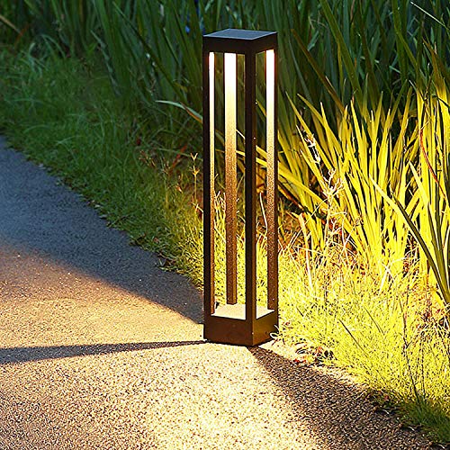 LEDMO Farolas jardin exterior, Baliza led 9W, Luz de camino exterior de aluminio, IP65 impermeable, 1000lm, 3000K blanco cálido Lámpara de jardín Poste LEDMO Farolas jardin exterior, Baliza led 9W, Luz de camino exterior de aluminio, IP65 impermeable, 1000lm, 3000K blanco cálido Lámpara de jardín Poste