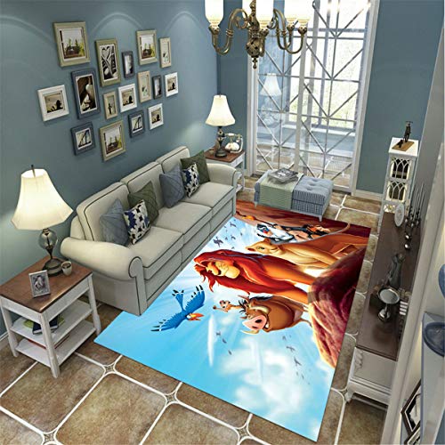 LGXINGLIyidian Casa Alfombra Rey León De Anime Creativo Alfombra Suave Antideslizante De Decoración del Hogar De Impresión 3D 60X100Cm LGXINGLIyidian Casa Alfombra Rey León De Anime Creativo Alfombra Suave Antideslizante De Decoración del Hogar De Impresión 3D 60X100Cm