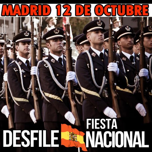 Madrid 12 de Octubre. Desfile Fiesta Nacional