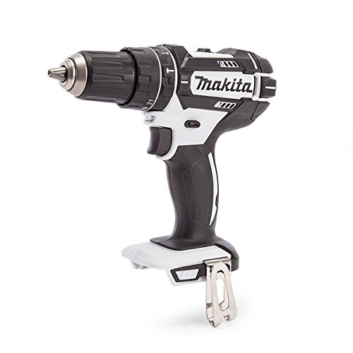 Makita DHP482 WZ DHP482-Broca combinada inalámbrica, Solo Cuerpo, 18 V, blanco Makita DHP482 WZ DHP482-Broca combinada inalámbrica, Solo Cuerpo, 18 V, blanco