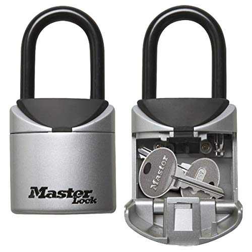 Master Lock Mini Caja Fuerte para Llaves [tamaño XS] -5406EURD-Caja de Seguridad con Arco, Ideal para Viajes, Vacaciones o sesiones Deportivas