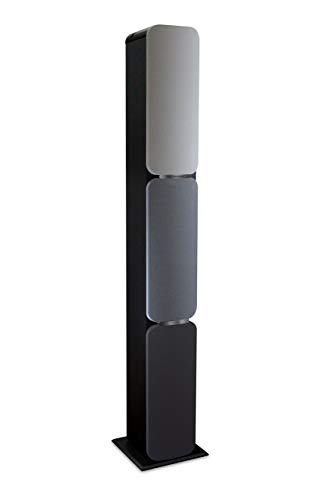 Metronic 477092 - Columna Bluetooth, altavoz de suelo, potencia: 240W, entrada jack 3,5mm, USB Play&Charge, altura: 125cm, Gris/negro, 23x25x125 cm (Reacondicionado)