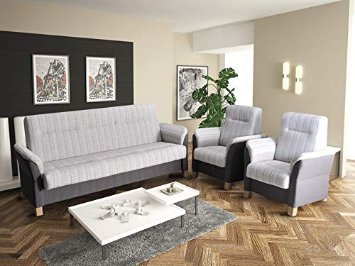 MHF AVANTI II - Juego de sofá moderno para cama de almacenamiento
