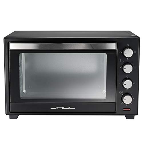 Mini Horno de Convección - 2000 W, 60 l, 100 a 230 ° C, Temporizador (0-60 min), con Rejilla, Bandeja para Hornear y Accesorios, Negro - Pequeño, Encimera, Mesa, Portátil, Horno Doméstico Mini Horno de Convección - 2000 W, 60 l, 100 a 230 ° C, Temporizador (0-60 min), con Rejilla, Bandeja para Hornear y Accesorios, Negro - Pequeño, Encimera, Mesa, Portátil, Horno Doméstico