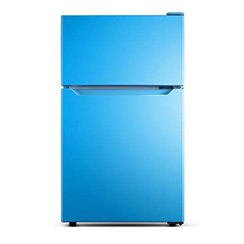 Mini Refrigerador Con Congelador, Refrigerador De 2 Puertas Independiente | 92 L | Silencio | Control De Temperatura Doble, Para Dormitorio, Oficina, Dormitorio, Automóvil: Ideal Para El Cuidado De