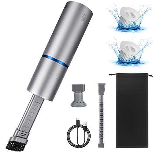 MOSRACY Aspiradora de Mano sin Cable 4500 Pa de Succión Fuerte 85w Aspirador de Coche, Aspiradora Recargable Portátil con Filtro HEPA Lavable Para la Limpieza del Coche y la Casa MOSRACY Aspiradora de Mano sin Cable 4500 Pa de Succión Fuerte 85w Aspirador de Coche, Aspiradora Recargable Portátil con Filtro HEPA Lavable Para la Limpieza del Coche y la Casa