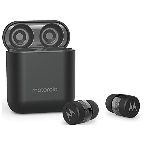 Motorola Vervebuds 110 - Auriculares Inalámbricos - In Ear Mini Auriculares Bluetooth 5.0 - Waterproof Ip54 Mono O Duales y 8,5H - Compatible con Alexa, Siri y Google Assistant, Negro