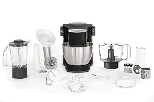 Moulinex Wizzo QA319810 - Robot de Resposteria de 1000 W, 7 velocidades + función Pulse, Kit para Masas con 4 accesorios para batir, rallar, trocear y picar de 1 L, vaso de 4 L antisalpicaduras Moulinex Wizzo QA319810 - Robot de Resposteria de 1000 W, 7 velocidades + función Pulse, Kit para Masas con 4 accesorios para batir, rallar, trocear y picar de 1 L, vaso de 4 L antisalpicaduras