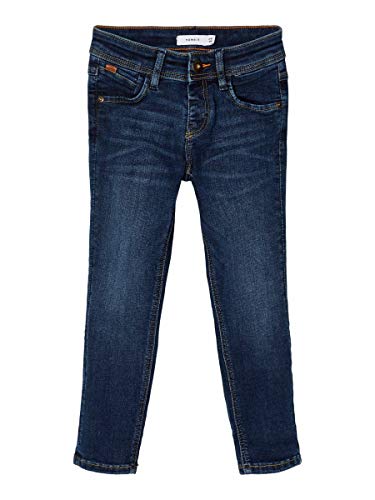 NAME IT NMMROBIN DNMBATAY 3404 BRU Pant Bet Jeans, Azul Oscuro, 104 cm para Bebés
