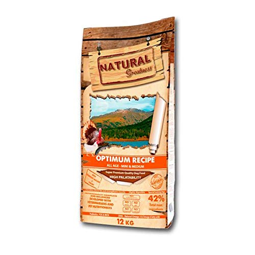 Natural Greatness Optimum Mini & Medium Breed Alimento Seco Completo para Perros - 12000 gr