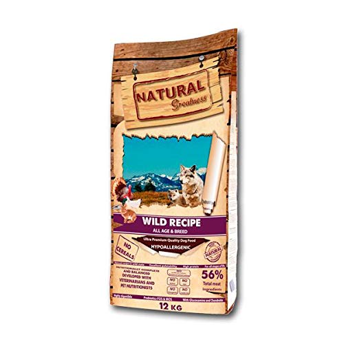 Natural Greatness Wild Recipe Alimento Seco Completo para Perros - 12000 gr