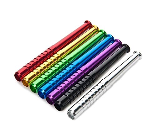 NKS Rainbow Sniffer, 7 Tubos Inhalador de Aluminio, Todos Colores, NKS-Tarjeta
