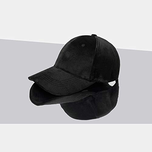 Nueva Marca Tide Street Simple Personalidad Hombres y Mujeres Salvajes Modelos Casuales Arco Curvo Gorra colección de Sombreros 127CI2018 Negro Ajustable