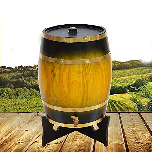Oak Barrel Barriles Verticales De Roble, Cubas Domésticas, Barriles De Vino, Cubos Decorativos Con Base Extraíble para Cerveza Y Whisky Wine, Beer, Cider, Whiskey