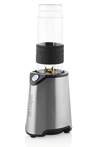 Orbegozo BV 7500 - Batidora Blend & Go, cuchilla de titanio, dos vasos, pica hielo, recoge cables, libre de BPA, 300 W