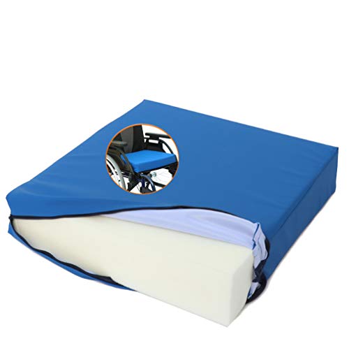 OrtoPrime Cojín Antiescaras Viscoelástico Postural - Cojín Coxis Ortopédico Espuma de Memoria - Cojín Escaras Terapéutico - Indicado para Silla de Ruedas, Hogar, Coche y Oficina OrtoPrime Cojín Antiescaras Viscoelástico Postural - Cojín Coxis Ortopédico Espuma de Memoria - Cojín Escaras Terapéutico - Indicado para Silla de Ruedas, Hogar, Coche y Oficina
