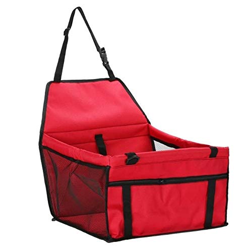 Perro y gato Coche del animal doméstico del asiento elevador impermeable y transpirable mascota coche perro mascota suministros bolsa de viaje del coche soporte del asiento protector Para salir, viaja