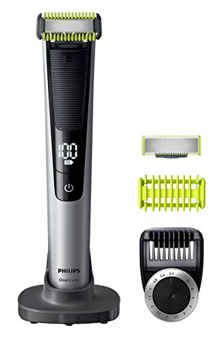 Philips Cara + Cuerpo QP6620/20 - Depiladoras para la barba (0,4 mm, 1 cm, Negro, Cal, Plata, Batería, 90 min, Ión de litio)