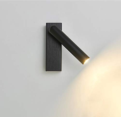 Phube 3W Lámpara de Pared Aluminio Moderna Lámpara de Lectura LED-COB con Interruptor Luz de Punto Ajustable Minimalista Junto a la Cama Iluminación Aplique de Interior(Negro) Phube 3W Lámpara de Pared Aluminio Moderna Lámpara de Lectura LED-COB con Interruptor Luz de Punto Ajustable Minimalista Junto a la Cama Iluminación Aplique de Interior(Negro)